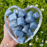 blue angelite crystal tumbled stone