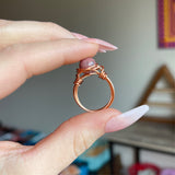 Rhodonite Wire Wrapped Ring