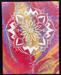 Golden Mandala Painting