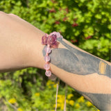 Pink Fluorite Sandshrew Bracelet