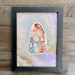 Flower Agate Framed Original Painting